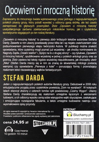 Opowiem ci mroczną historię - Darda Stefan [AUDIOBOOK][CD-MP3]