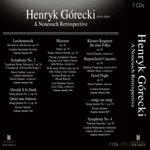 Henryk Mikołaj Górecki: Gorecki: A Nonesuch Retrospective [7CD]