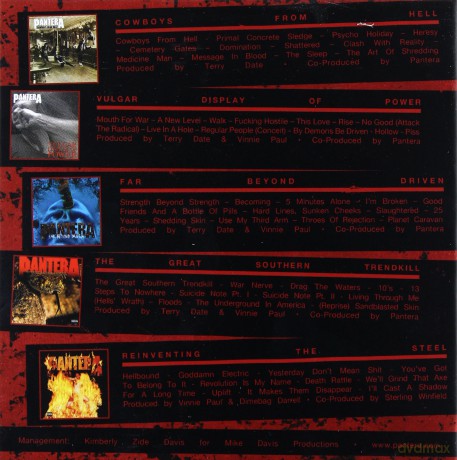 Pantera: The Complete Studio Albums 1990-2000 [5CD]