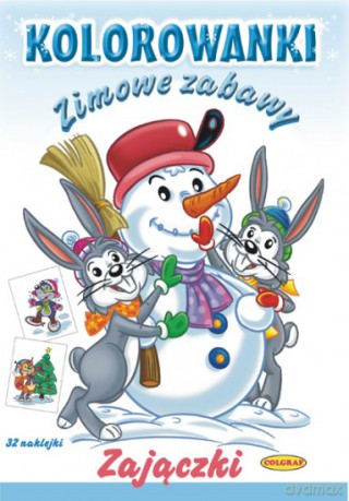 Kolorowanki. Zimowe zabawy - Zwierzątka [KSIĄŻKA]