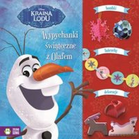 Kraina Lodu. Wypychanki świąteczne z Olafem [KSIĄŻKA]