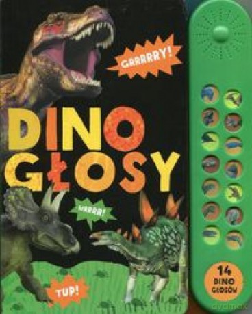 Książeczka dźwiękowa - Dino głosy [KSIĄŻKA]