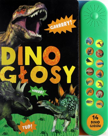 Książeczka dźwiękowa - Dino głosy [KSIĄŻKA]
