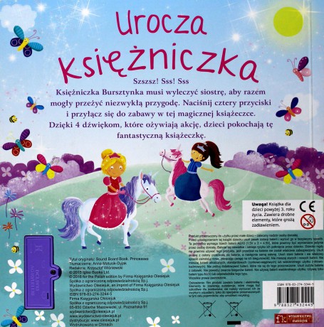 Książeczka dźwiękowa. Urocza księżniczka [KSIĄŻKA]