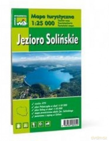 Mapa turystyczna 1:25 000 - Jezioro Solińskie