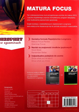 Matura Focus 3 podręcznik + MyEngLab [KSIĄŻKA]
