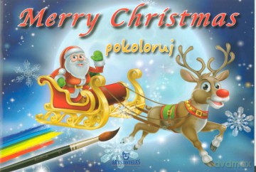 Merry Christmas. Pokoloruj [KSIĄŻKA]