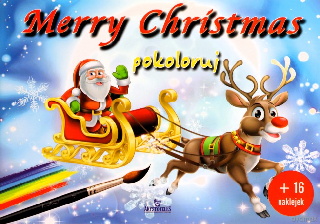 Merry Christmas. Pokoloruj [KSIĄŻKA]