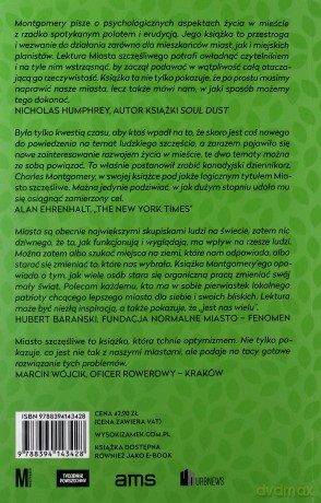 Miasto szczęśliwe. Jak zmienić nasze życie - Charles Montgomery [KSIĄŻKA]