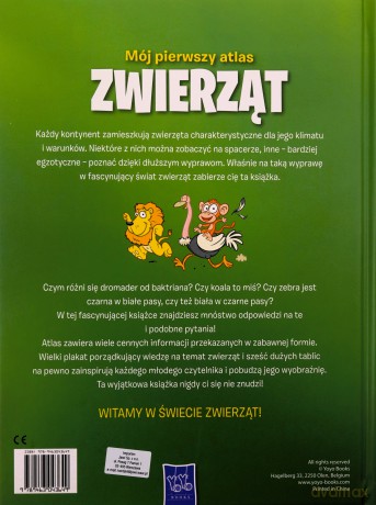 Mój pierwszy atlas zwierząt [KSIĄŻKA]