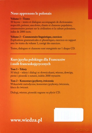 Nous apprenons le polonais (Tom 1-2) [KSIĄŻKA]+[CD]