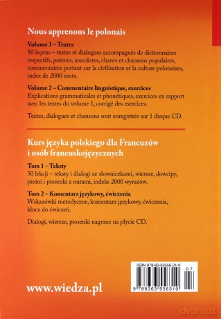 Nous apprenons le polonais (Tom 1-2) [KSIĄŻKA]+[CD]