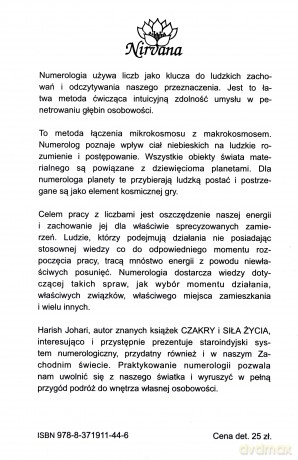 Numerologia Wedyjska - Harish Johari [KSIĄŻKA]