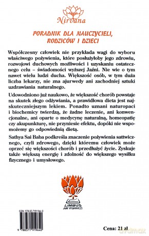 Odżywianie i zdrowie według Stahya Sai Baby - G. T. Satvic [KSIĄŻKA]