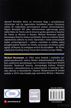 Paweł z Tarsu. Archeolodzy tropem Apostoła Narodów - Michael Hesemann [KSIĄŻKA]