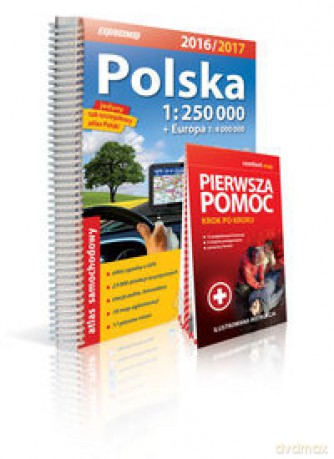 Polska atlas samochodowy 1:250 000 2016/2017 [KSIĄŻKA]