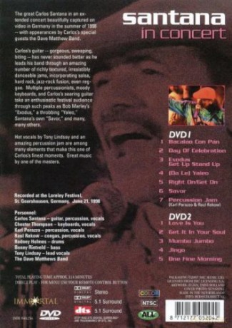 Santana: In Concert [2DVD]