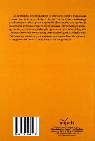 Praca licencjacka i magisterska z pedagogiki, psychologii, socjologii - Franciszek Bereźnicki [KSIĄŻKA]