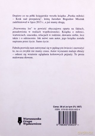 Przewrotny los - Jarosław Bogusław Misztak [KSIĄŻKA]