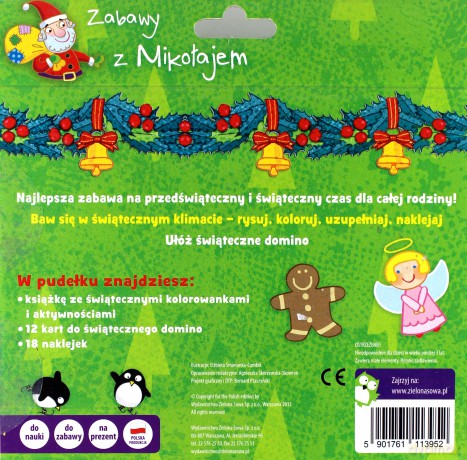 Świąteczne zabawy. Zabawy z mikołajem [KSIĄŻKA]