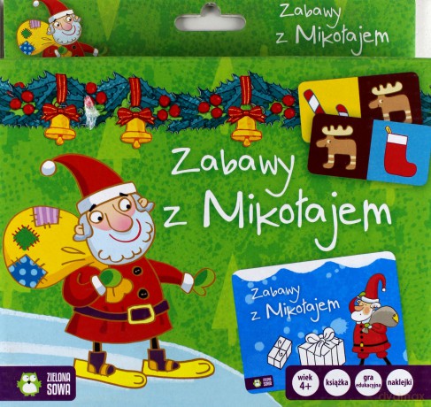 Świąteczne zabawy. Zabawy z mikołajem [KSIĄŻKA]
