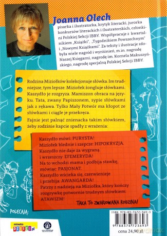 Trudne słówka. Niepoważny słow. dynastii Miziołków - Joanna Olech [KSIĄŻKA]