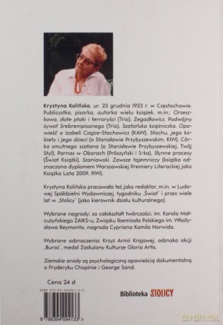 Ziemskie anioły. Opowiadania o miłości G. Sand i Chopina - Krystyna Kolińska [KSIĄŻKA]
