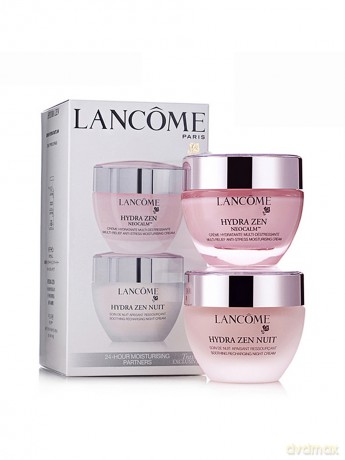 Lancome Set (HYDRA Zen Neocalm Day Cream Anti-Stress 50ml + Hydra Zen Nuit Night Cream Anti-Stress 50ml) [KOSMETYKI]