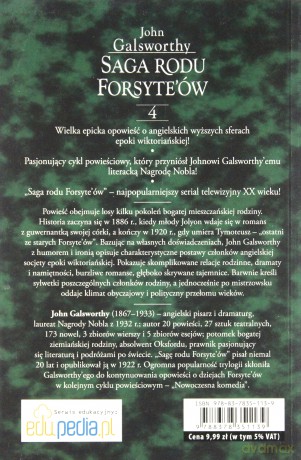 Saga Rodu Forsyte'ów. Tom 1-4 (Pocket) - John Galsworthy [4xKSIĄŻKA]