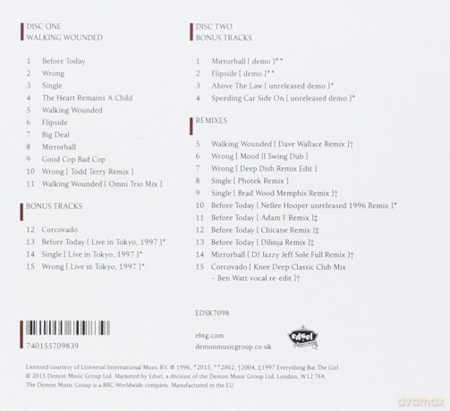 Everything But The Girl: Walking Wounded [2CD]