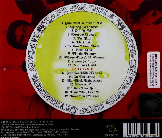 Captain Beefheart And His Magic Band: Safe As Milk [CD]