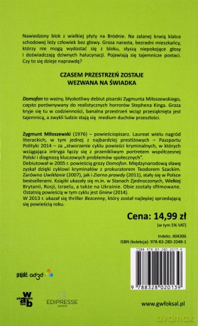 Domofon (pocket) - Zygmunt Miłoszewski [KSIĄŻKA]
