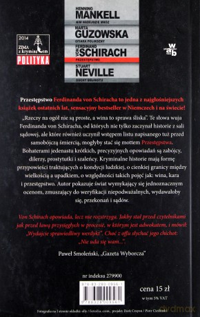 Przestępstwo. Zima z kryminałem - Ferdinand von Schirach [KSIĄŻKA]