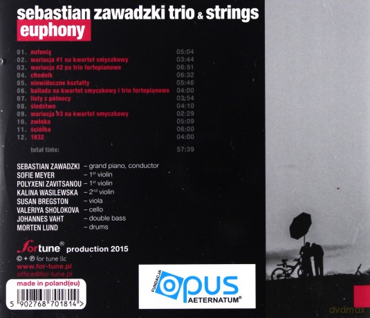 Sebastian Zawadzki Trio: Strings Euphony [CD]