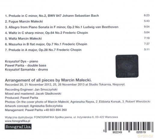 Pańta_Dys_Szmańda: Play Bach Beethoven Chopin Małecki [CD]