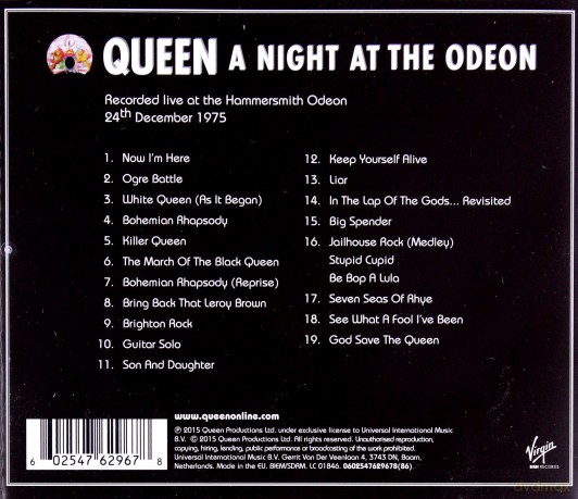Queen: A Night At The Odeon (PL) [CD]