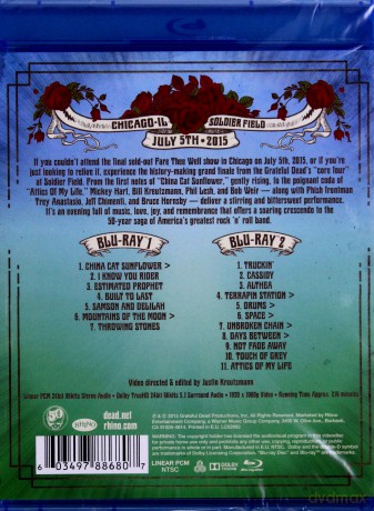 Grateful Dead: Fare Thee Well [2xBlu-Ray]