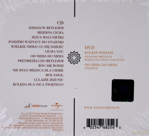 Anna Wyszkoni: Kolędy Wielkie [CD]+[DVD]