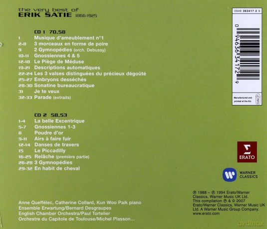 The Very Best Of Satie [2CD]