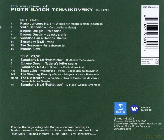 The Very Best Of Tchaikovsky [2CD]