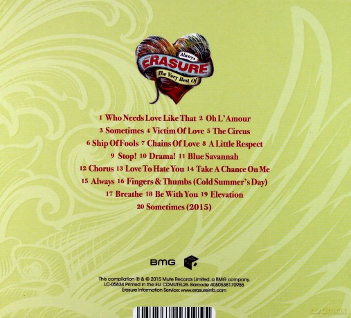 Erasure: Always The Very Best Of (digipack) [CD]