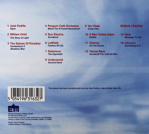 Cafe Del Mar vol. 1 (digipack) [CD]