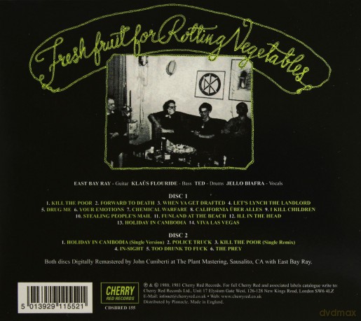 Dead Kennedys: Fresh Fruit For Rotting Vegetables (digipack) [2CD]
