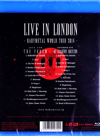 Babymetal: Live In London [Blu-Ray]