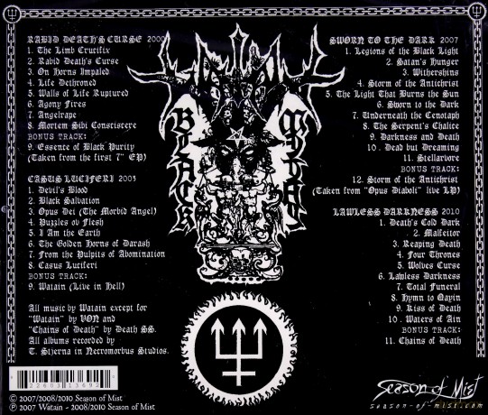 Watain: Satanic Deathnoise From The Beyond [4CD]