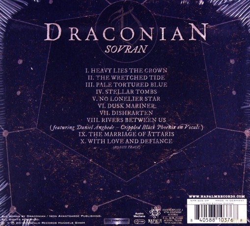 Draconian: Sovran (Limited Edition) (digipack) [CD]