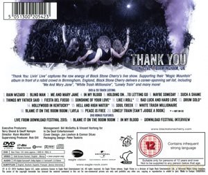 Black Stone Cherry: Thank You Livin Live [CD]+[DVD]