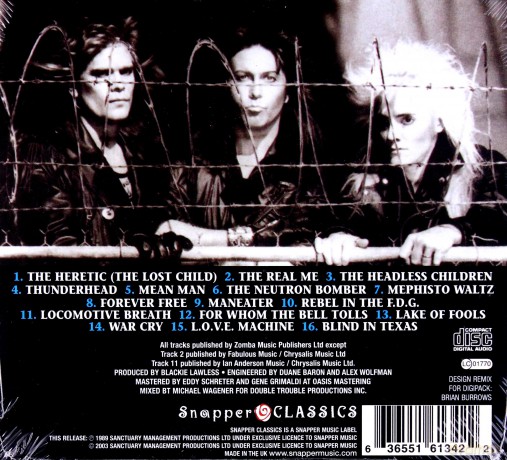W.A.S.P.: The Headless Children (digipack) [CD]