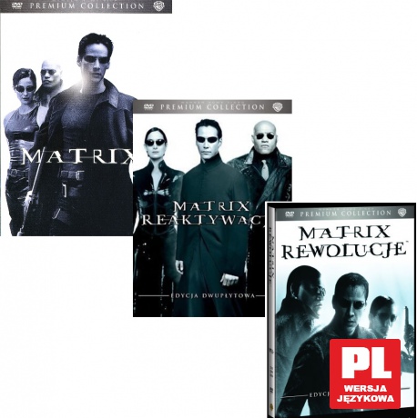 Matrix Trylogia (polski lektor) Pakiet [5DVD]