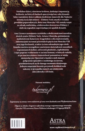 W łożu z Tudorami - Amy Licence (twarda) [KSIĄŻKA]